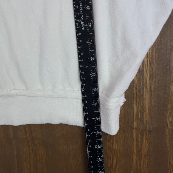 We The Free Womens Sweater Off White Saratoga One Shoulder Stretch Small - Picture 8 of 10